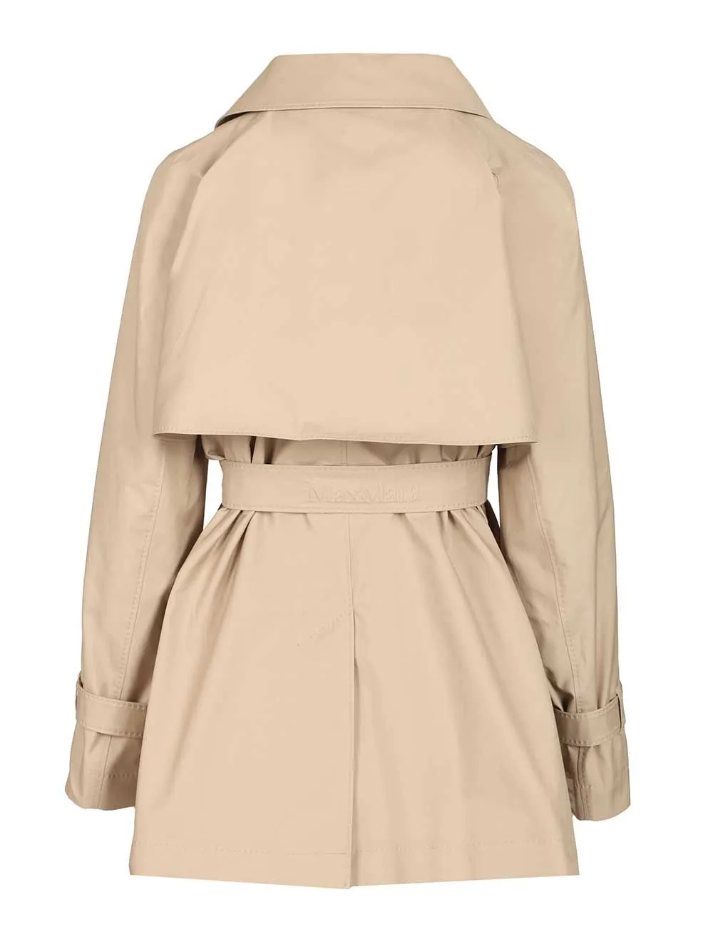 Short Double-Breasted Trench Coat Coats Beige sold by Wanan Luxury product image thumbnail 2