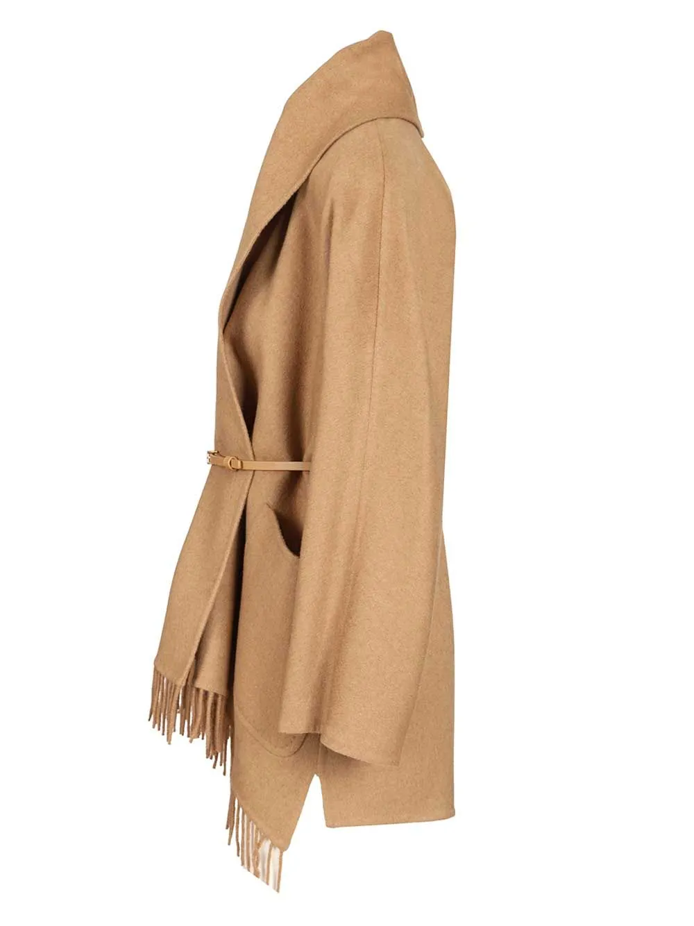 Camel Cardigan Coat Coats Beige sold by Wanan Luxury product image thumbnail 3