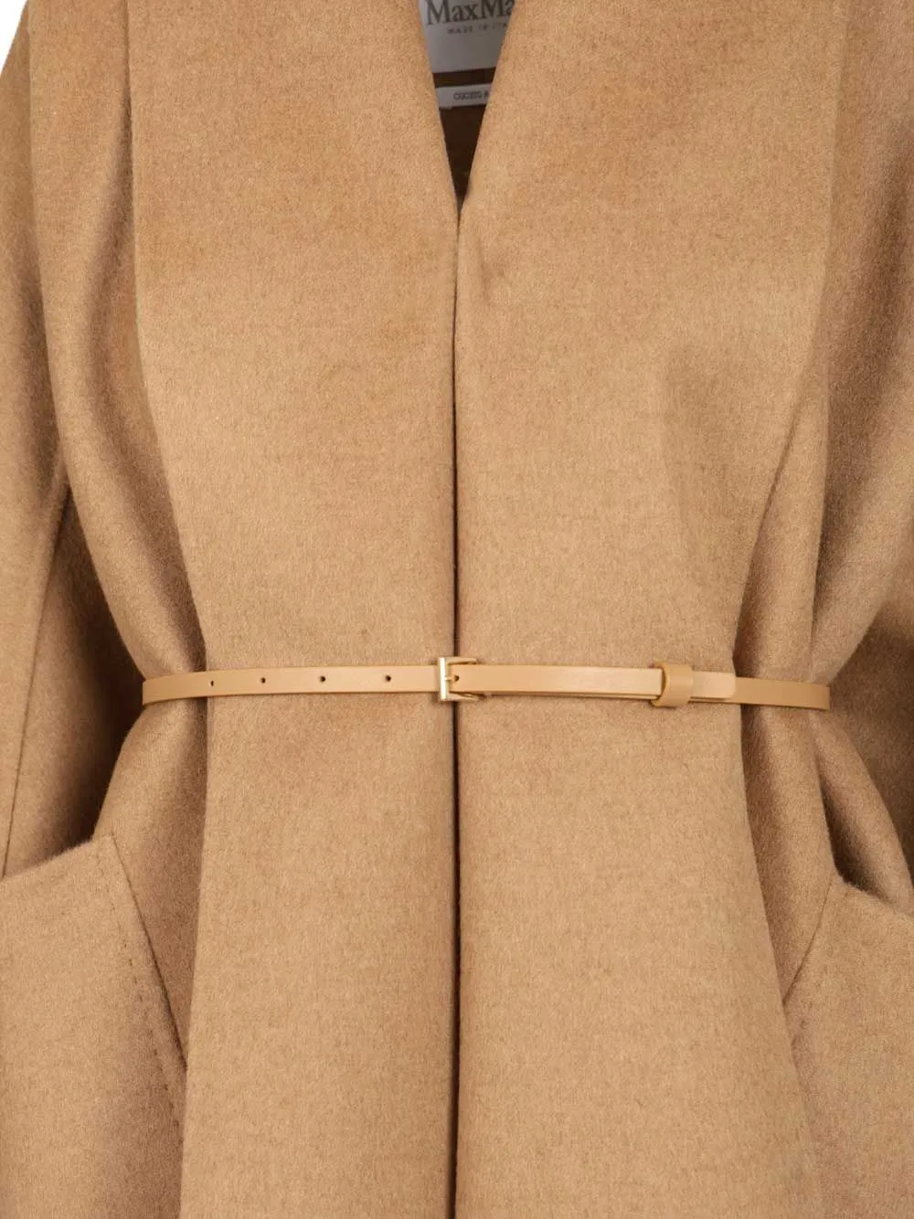 Camel Cardigan Coat Coats Beige sold by Wanan Luxury product image thumbnail 4
