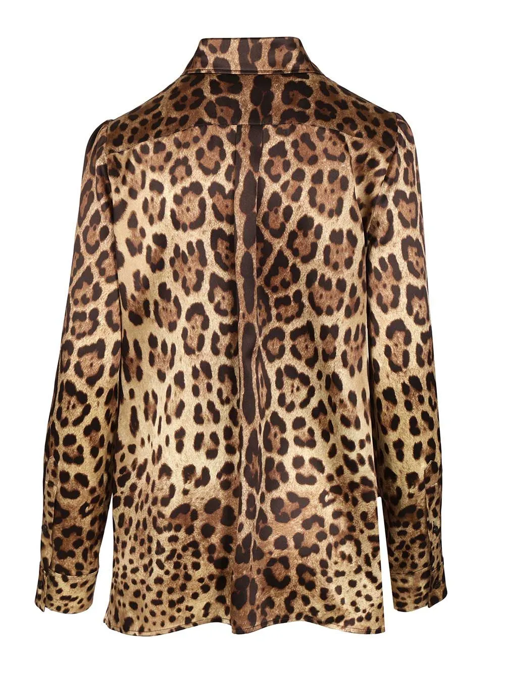 Leopard Print Satin Shirt Shirts Animalier sold by Wanan Luxury product image thumbnail 2