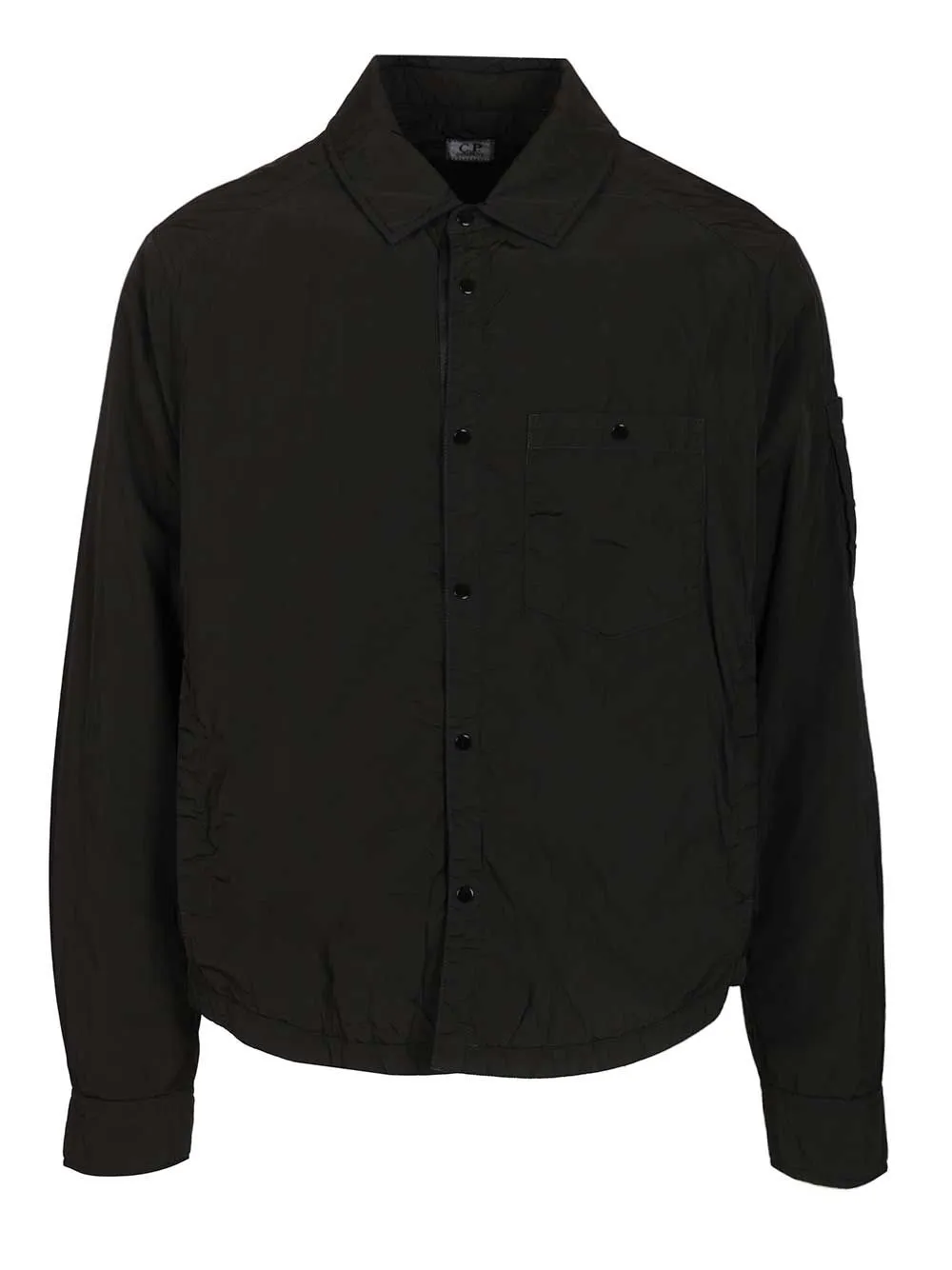 Chrome-R Padded Lens Overshirt Jackets Black sold by Wanan Luxury