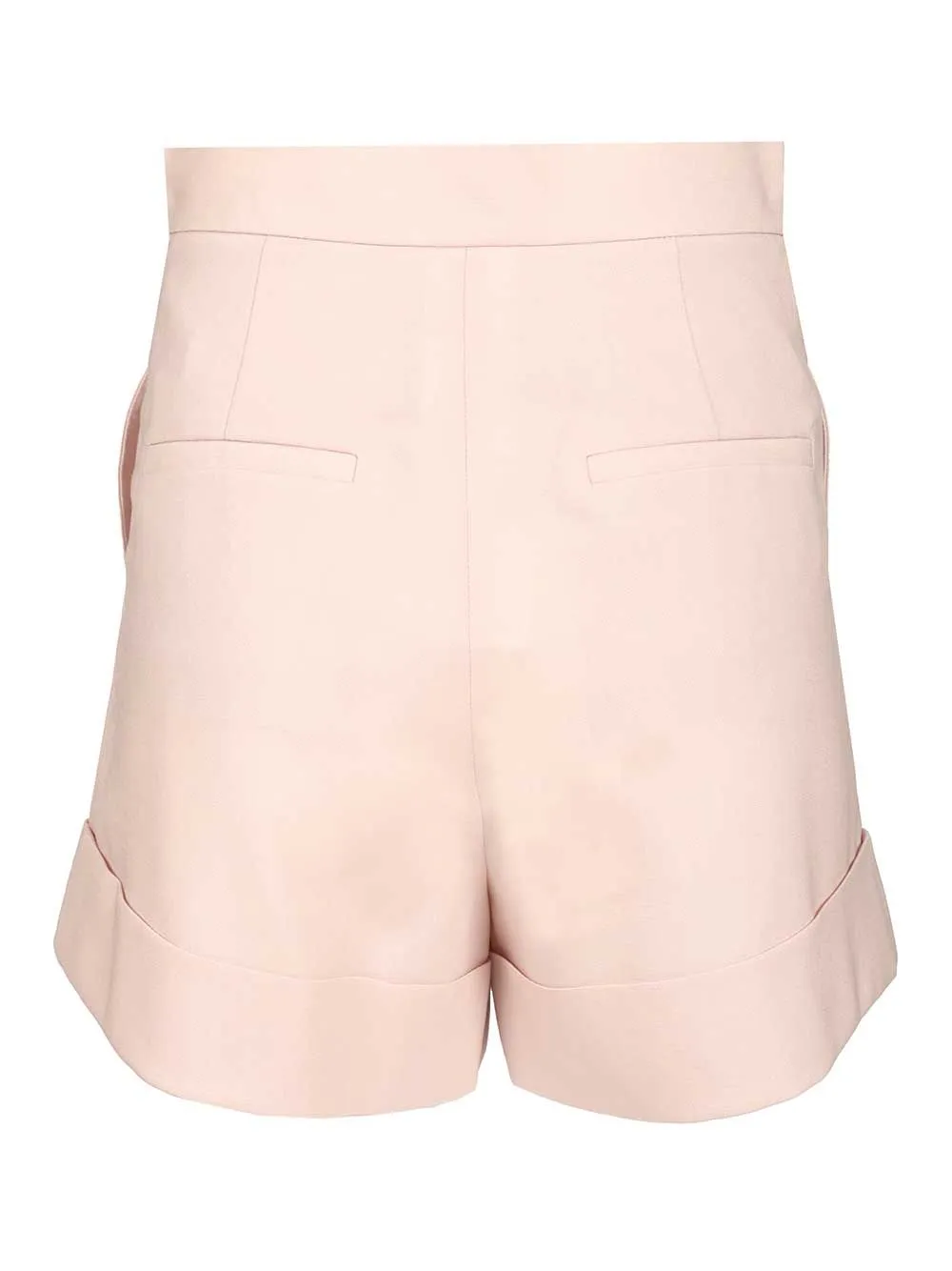 Wool And Silk Canvas Shorts Trousers Rose sold by Wanan Luxury product image thumbnail 2