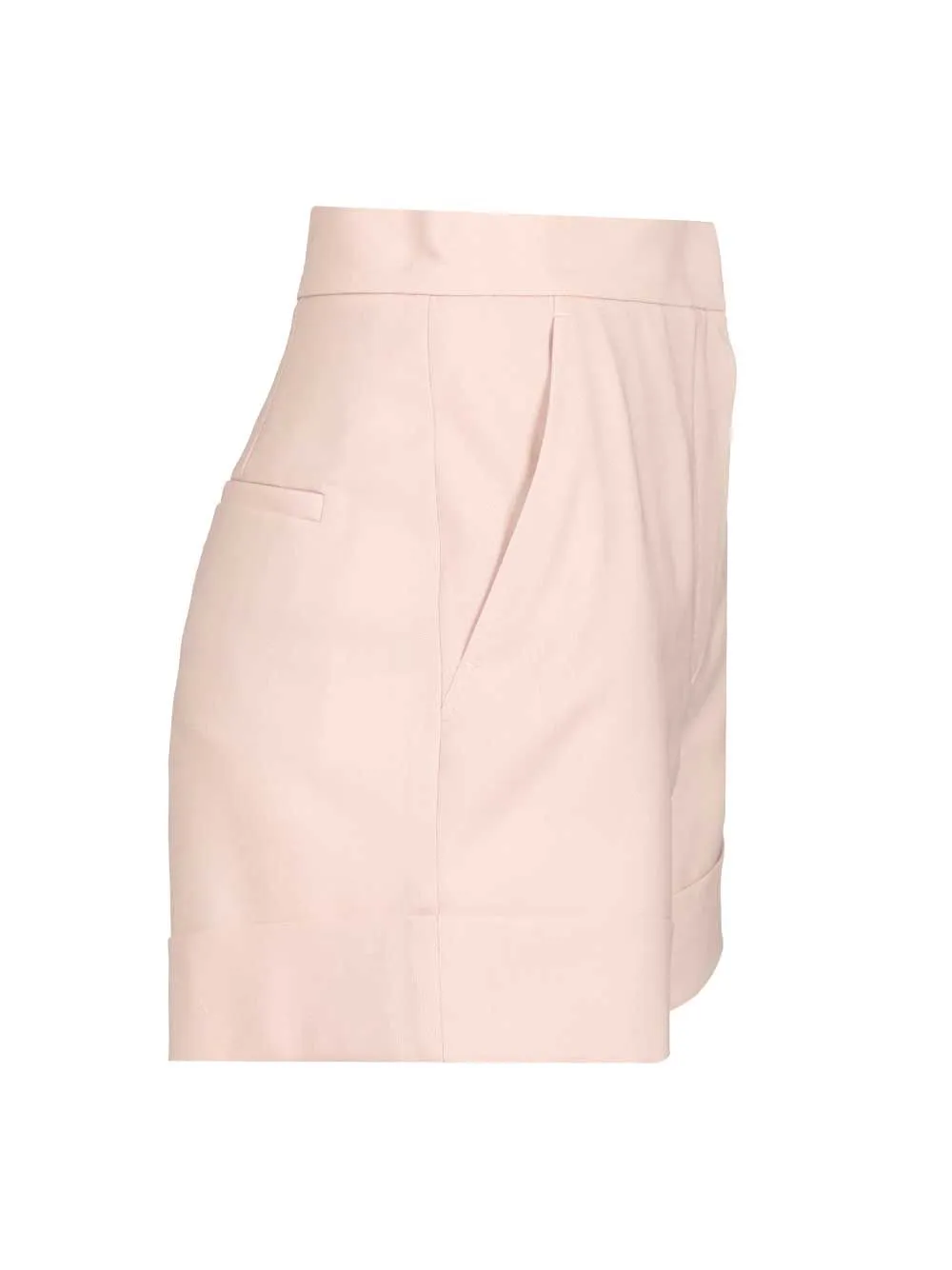 Wool And Silk Canvas Shorts Trousers Rose sold by Wanan Luxury product image thumbnail 3
