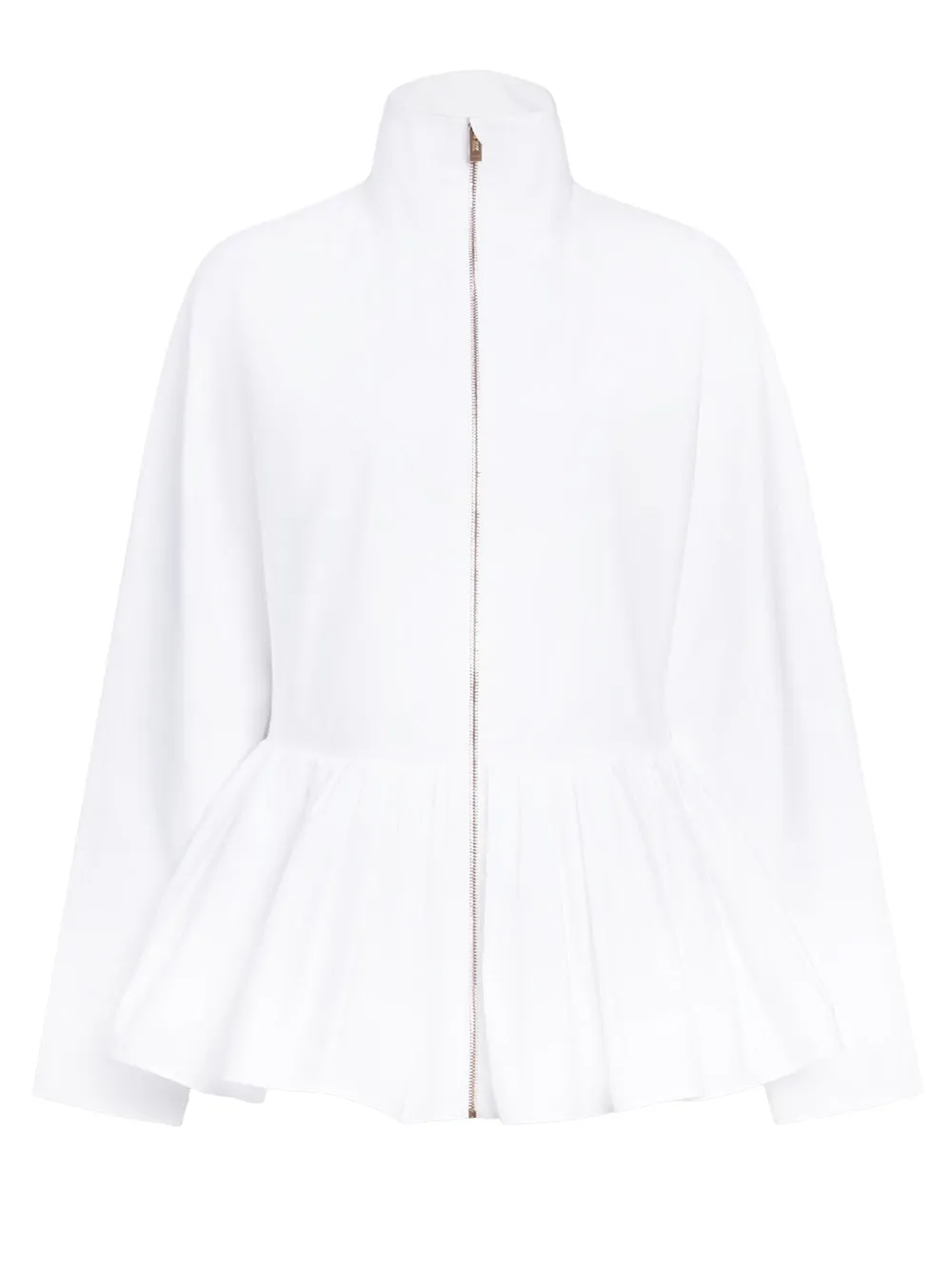 Cotton Poplin Peplum Jacket sold by Wanan Luxury