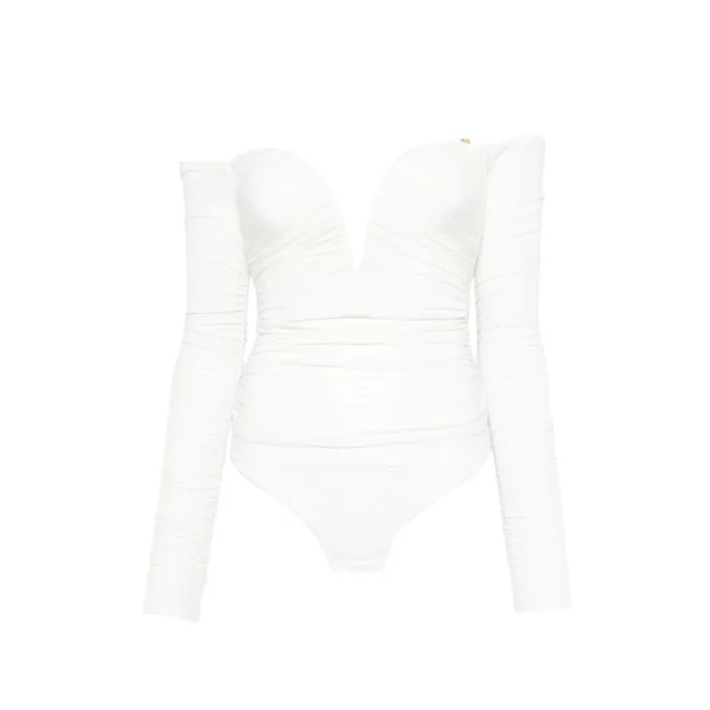 Bodysuits White made by Wanan Luxury