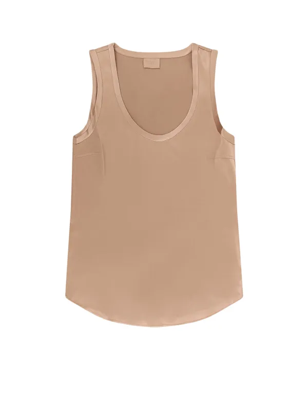 Stretch Silk Tank Top sold by Wanan Luxury