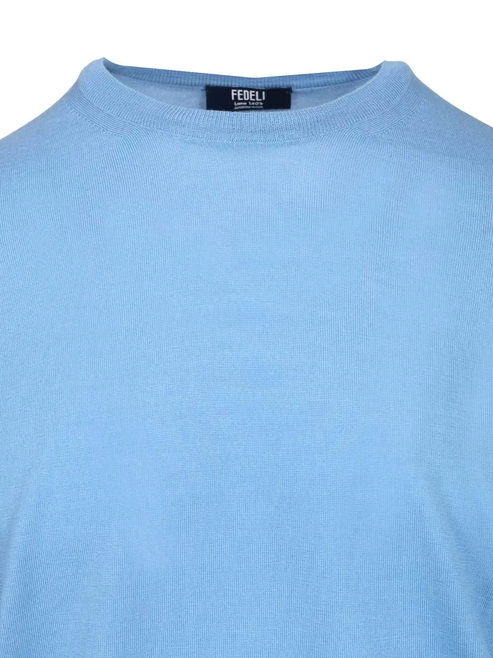 Long-Sleeved Sweater Knitwear Light Blue sold by Wanan Luxury product image thumbnail 3