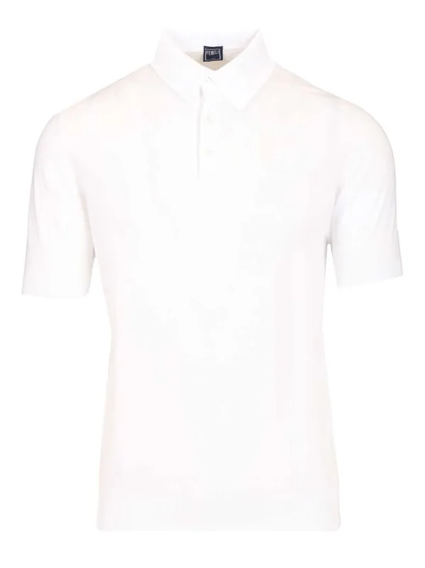 Short-Sleeved Polo Shirt White sold by Wanan Luxury