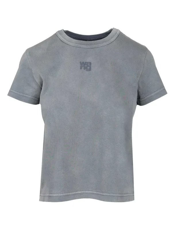 Puff Logo T-Shirt Blue made by Alexander Wang