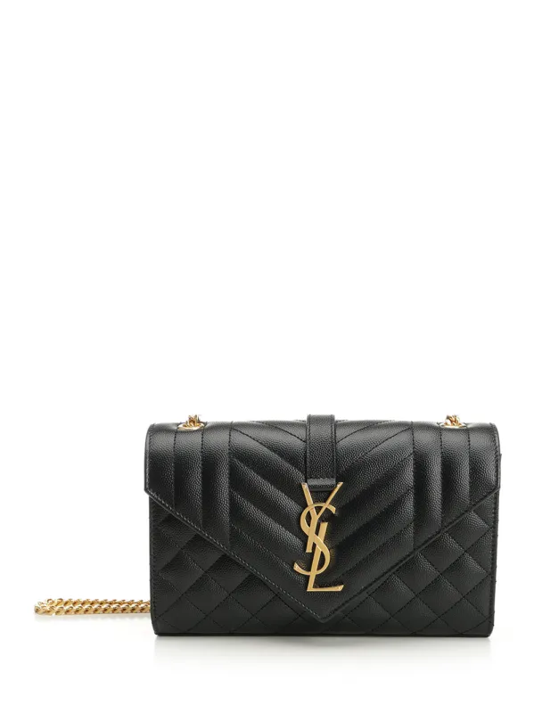 Envelope Crossbody Bags Black made by Yves Saint Laurent