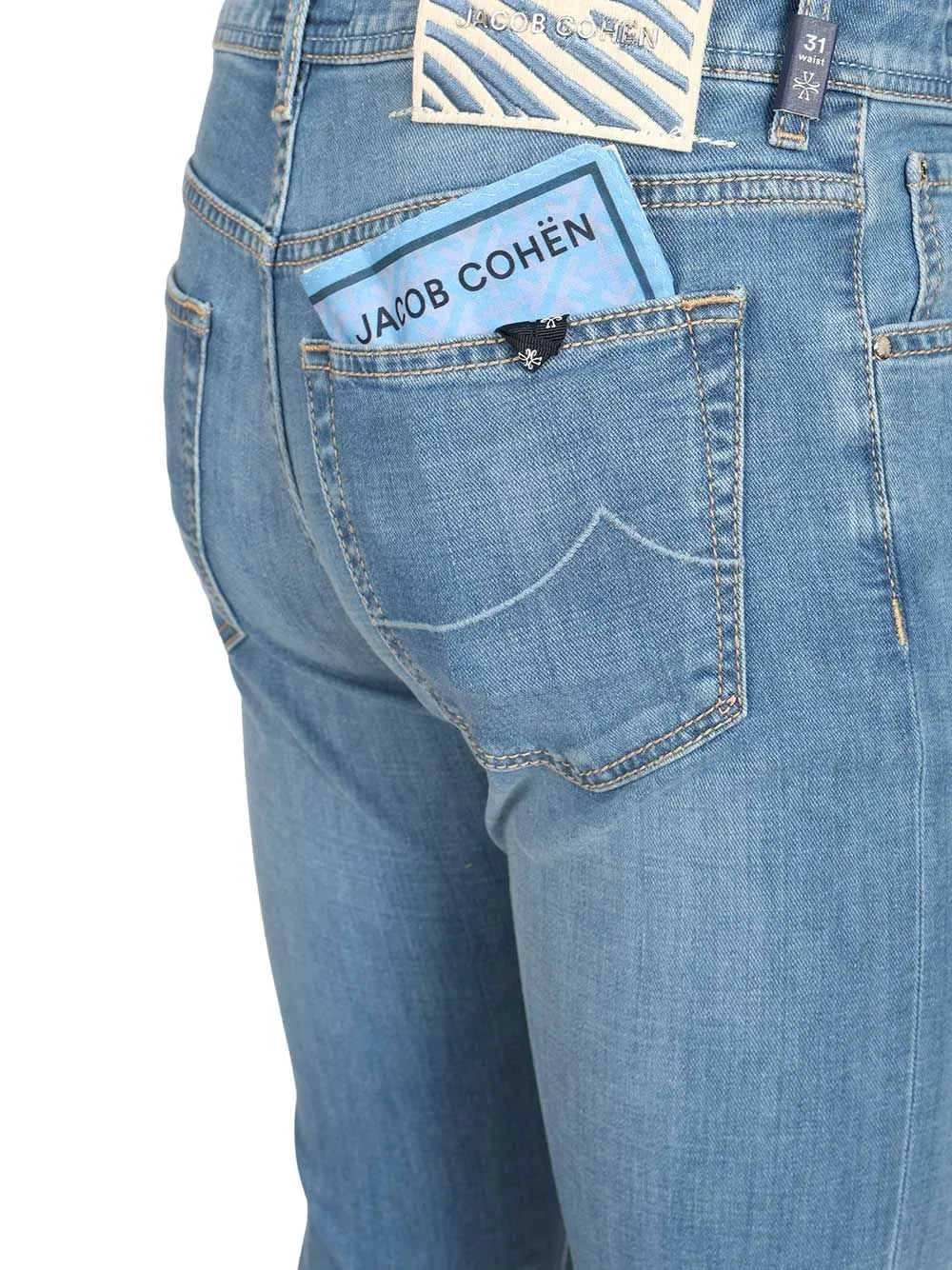 Pant 5 Pkt Nick V1 Salpa Onda 9 Oz Jeans Light Blue sold by Wanan Luxury product image thumbnail 4