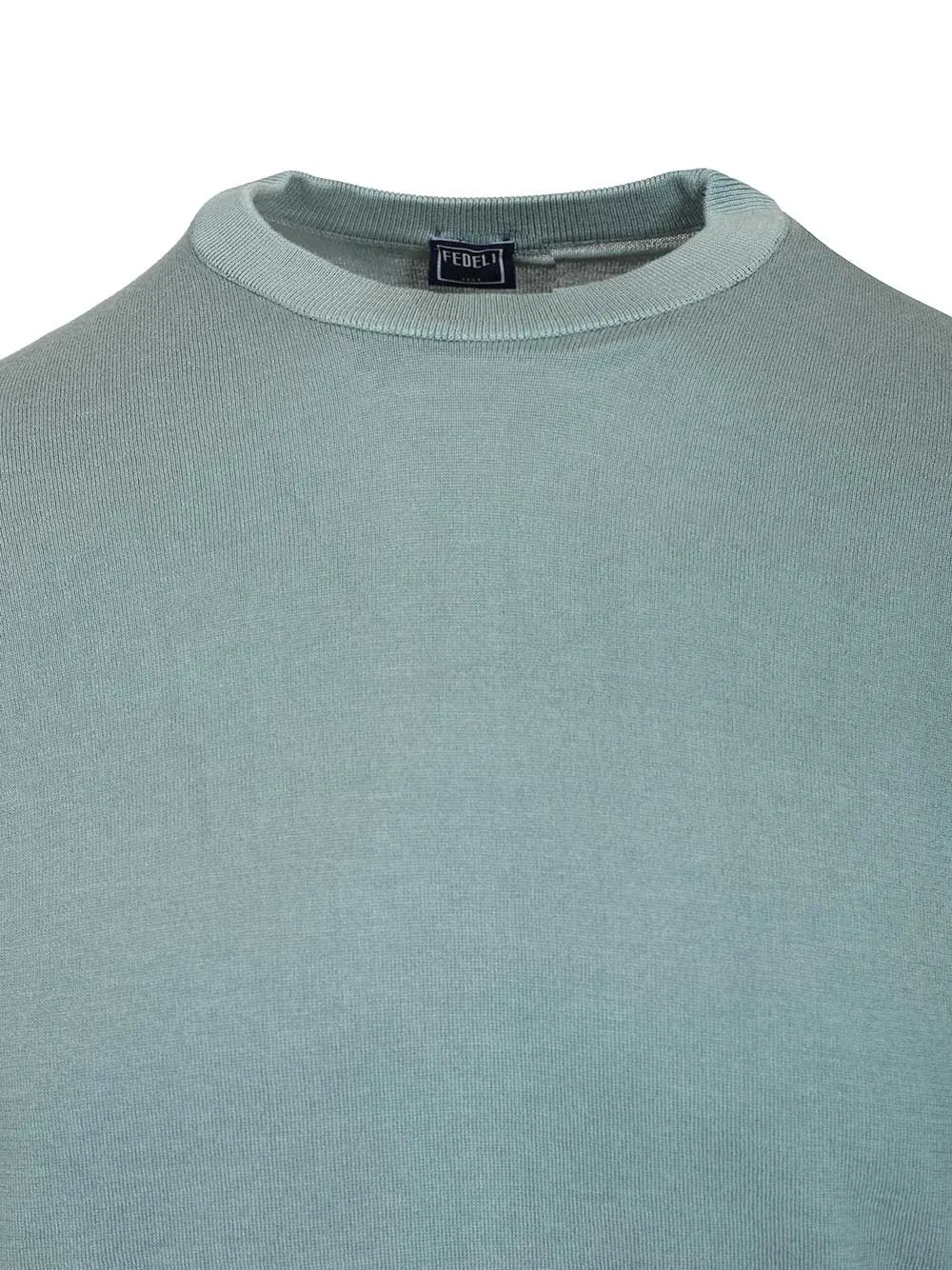 Crew Neck T-Shirt Knitwear Green sold by Wanan Luxury product image thumbnail 3
