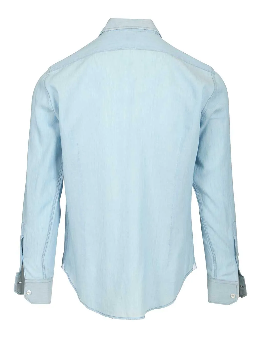 Long-Sleeved Shirt Shirts Light Blue sold by Wanan Luxury product image thumbnail 2
