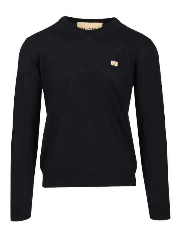 Valentino Wool Sweater Knitwear Blue sold by Wanan Luxury