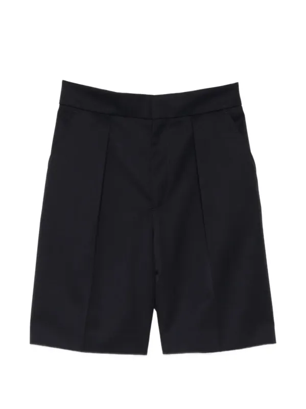 Elasticated Back Waistband Wool Blend Tailored Shorts sold by Wanan Luxury