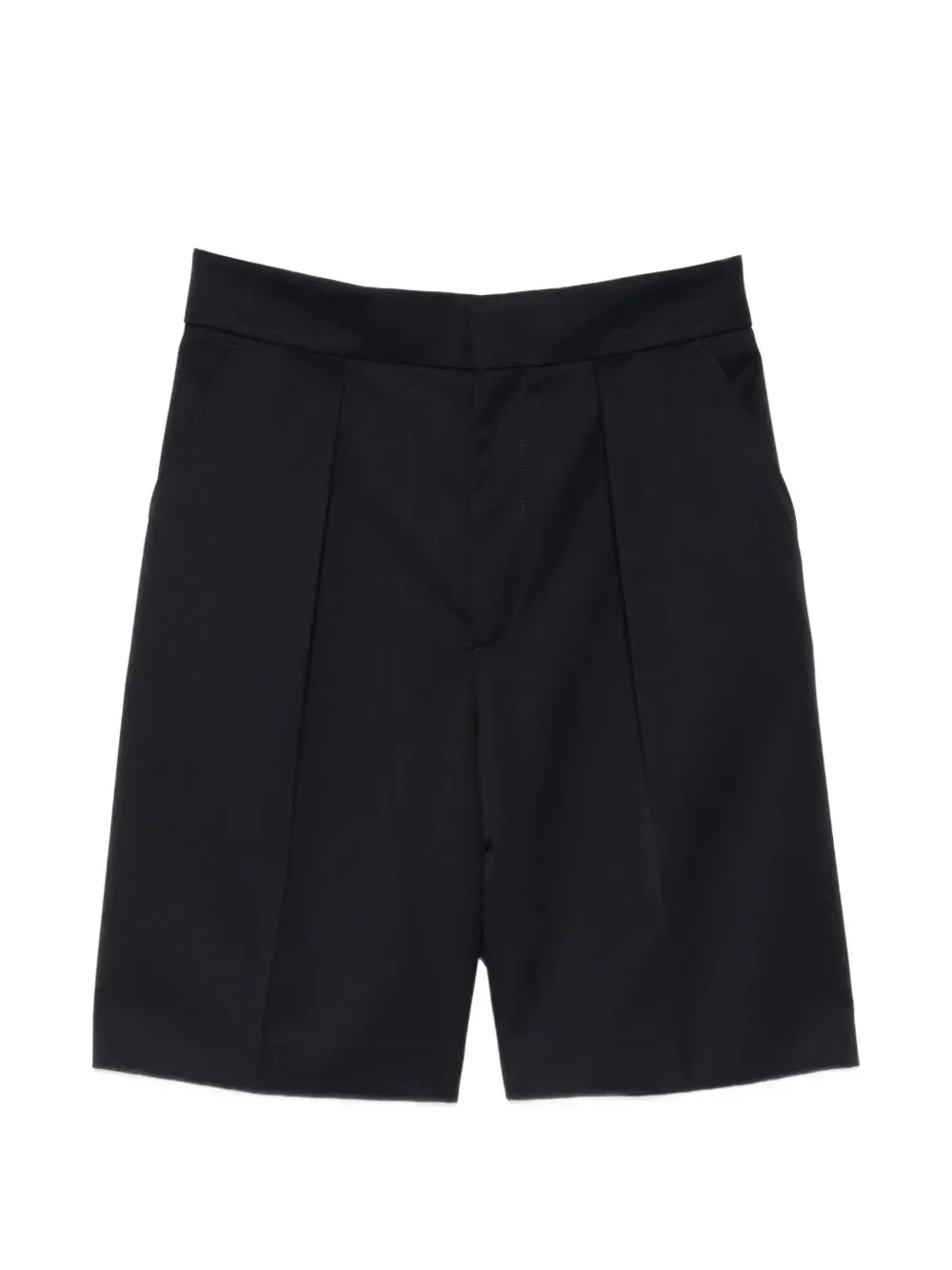 Elasticated Back Waistband Wool Blend Tailored Shorts sold by Wanan Luxury