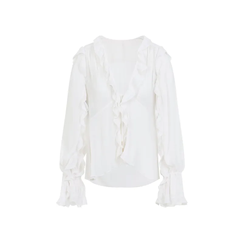 Blouse White sold by Wanan Luxury