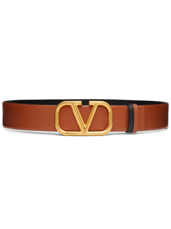 Leather Reversible Vlogo Belt made by Valentino Garavani