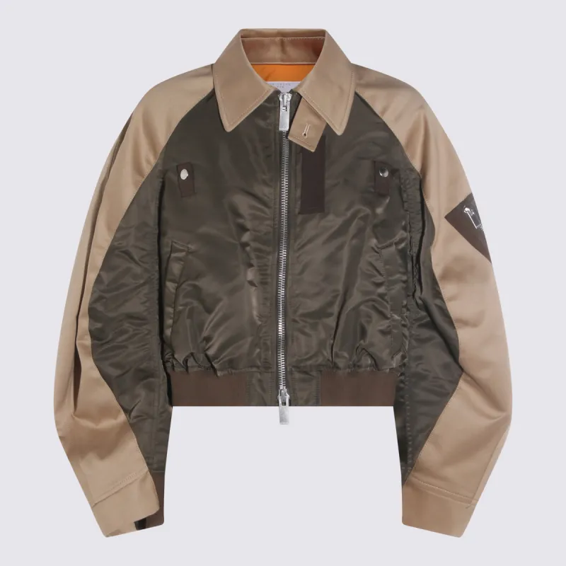 Jackets Khaki/Beige sold by Wanan Luxury