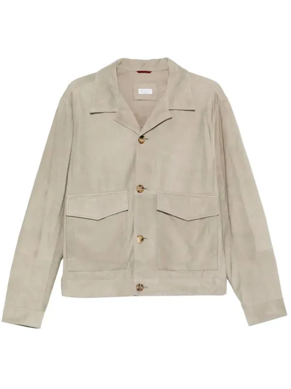 Suede Jacket made by Brunello Cucinelli