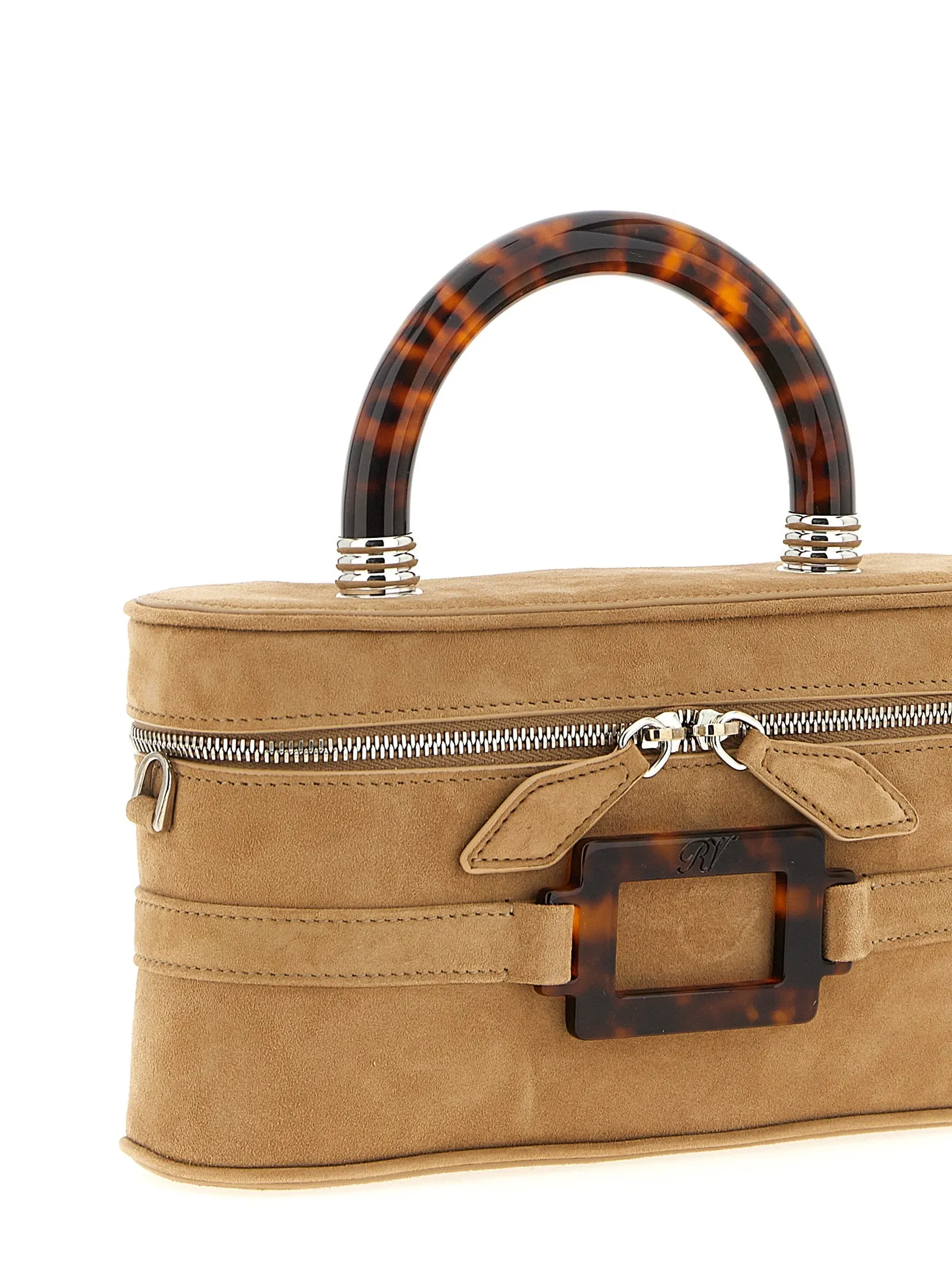 Belle Vivier Vanity Hand Bags Beige sold by Wanan Luxury product image thumbnail 3