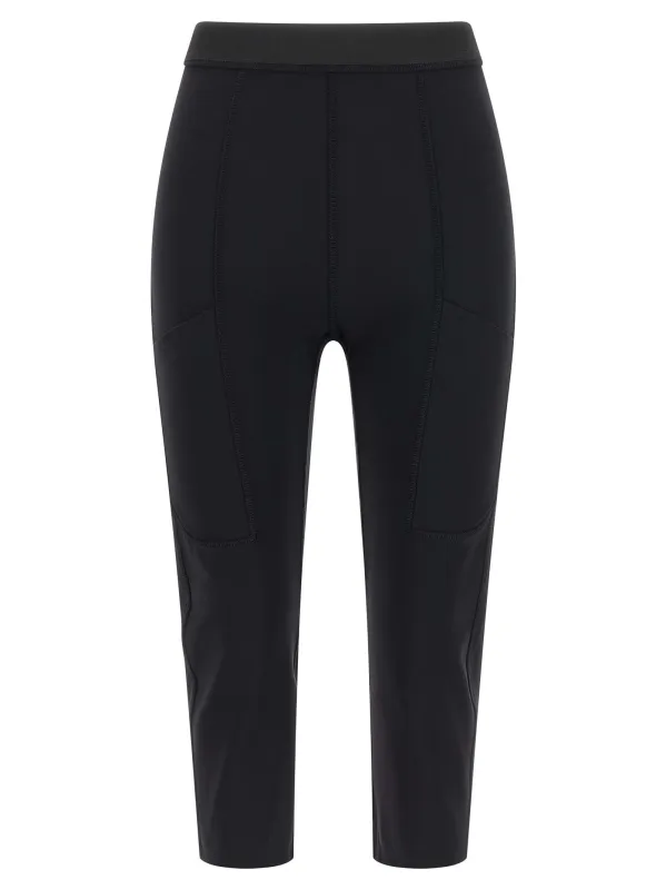 Cycling Capri Leggings Black sold by Wanan Luxury