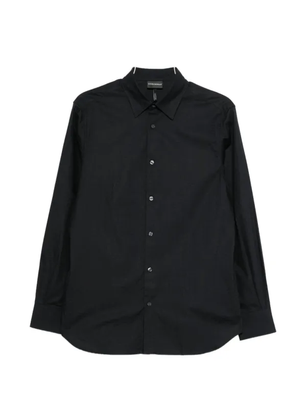 Logo Cotton Shirt made by Emporio Armani