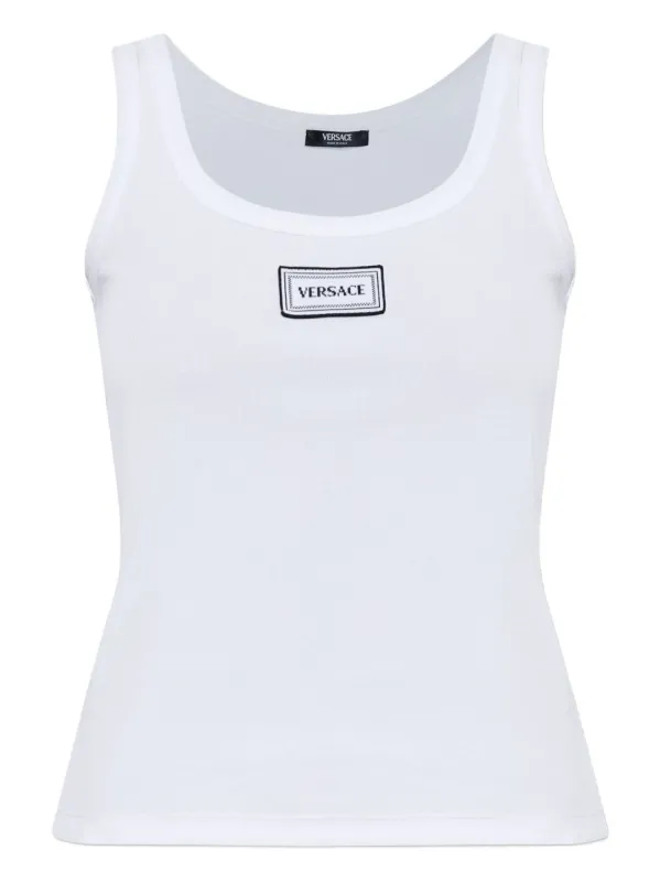 Logo Cotton Tank Top sold by Wanan Luxury