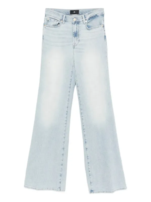 Modern Dojo In Luxe Vintage Flared Jeans made by 7 For All Mankind
