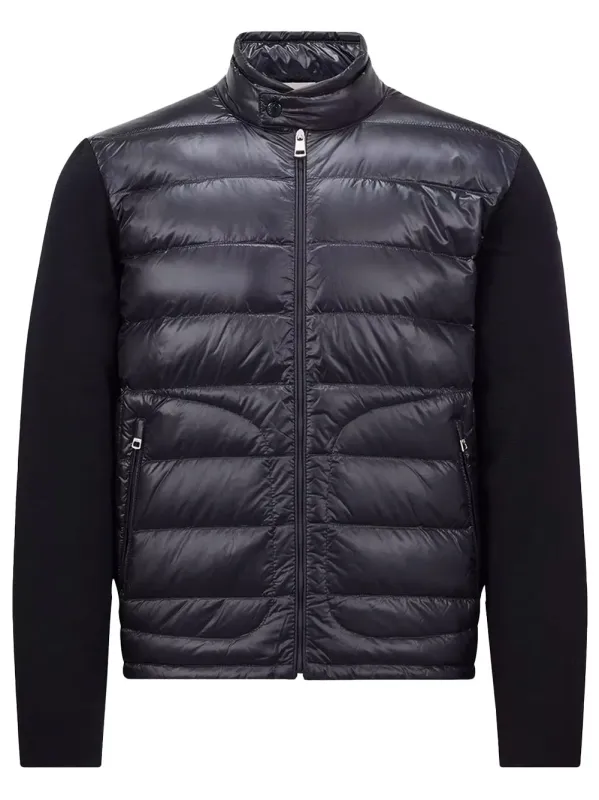 Padded Wool Zip-Up Cardigan sold by Wanan Luxury