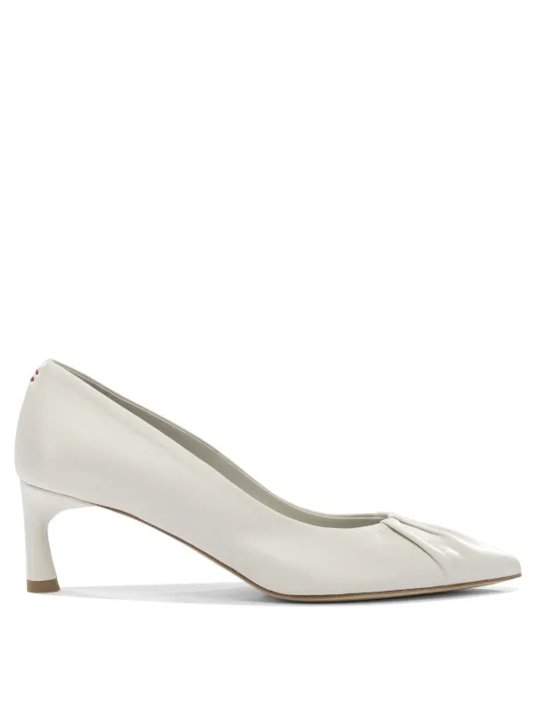 Heeled Shoes White made by Wanan Luxury