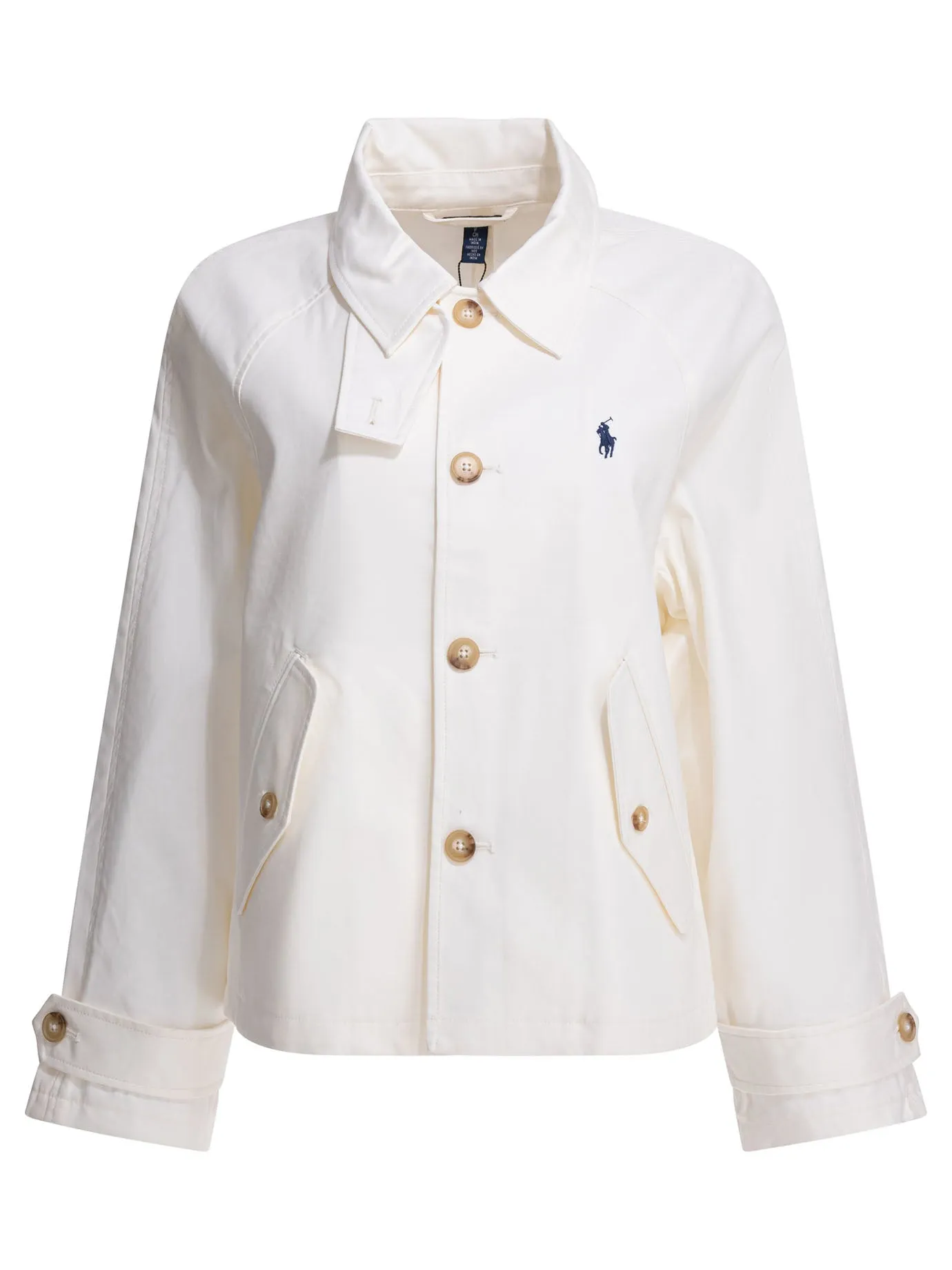 Lightweight Jacket With Logo Jackets And Coats White sold by Wanan Luxury