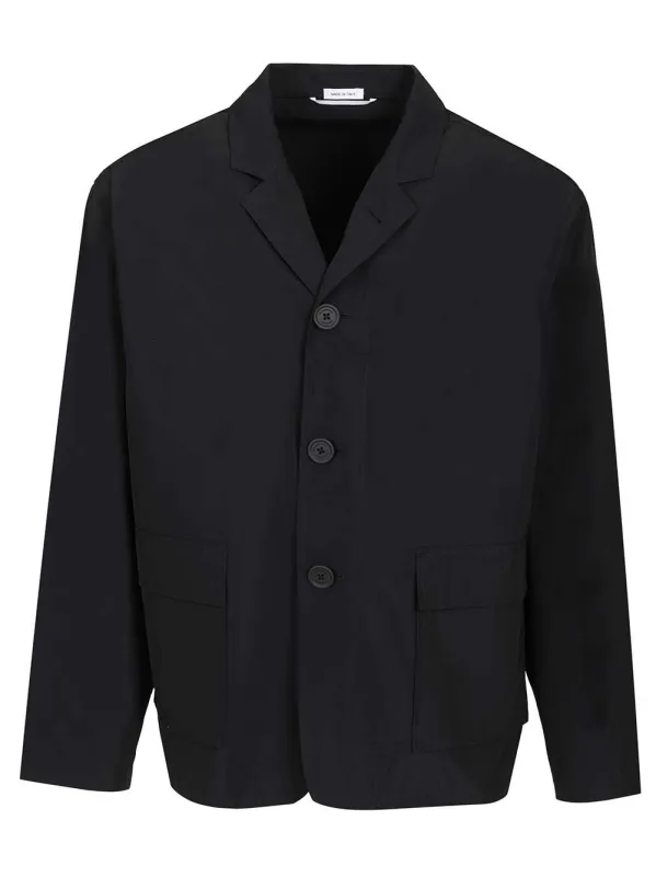 Packable S/C W/ Flap Pockets (27) W/ Logo Print In Light Memory Tech Jackets Blue sold by Wanan Luxury