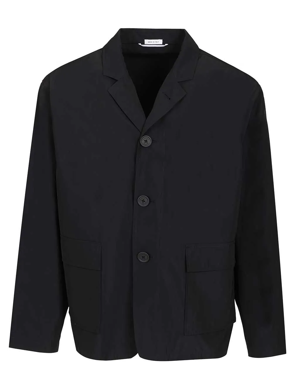 Packable S/C W/ Flap Pockets (27) W/ Logo Print In Light Memory Tech Jackets Blue sold by Wanan Luxury