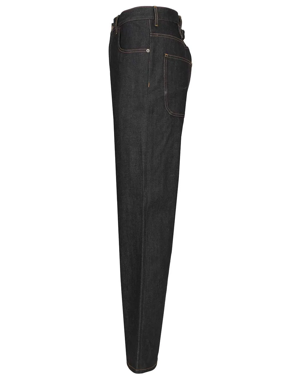 Denim 5 Pockets Trouser In Japanese Selvedge Denim Jeans Blue sold by Wanan Luxury product image thumbnail 3