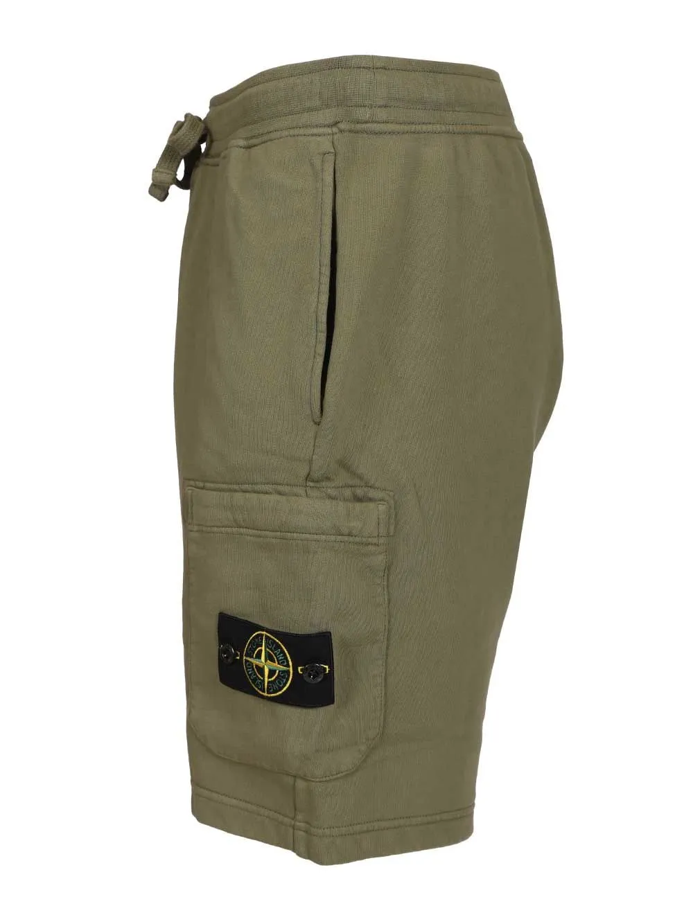 Organic Cotton Fleece Bermuda Shorts Trousers Green sold by Wanan Luxury product image thumbnail 3