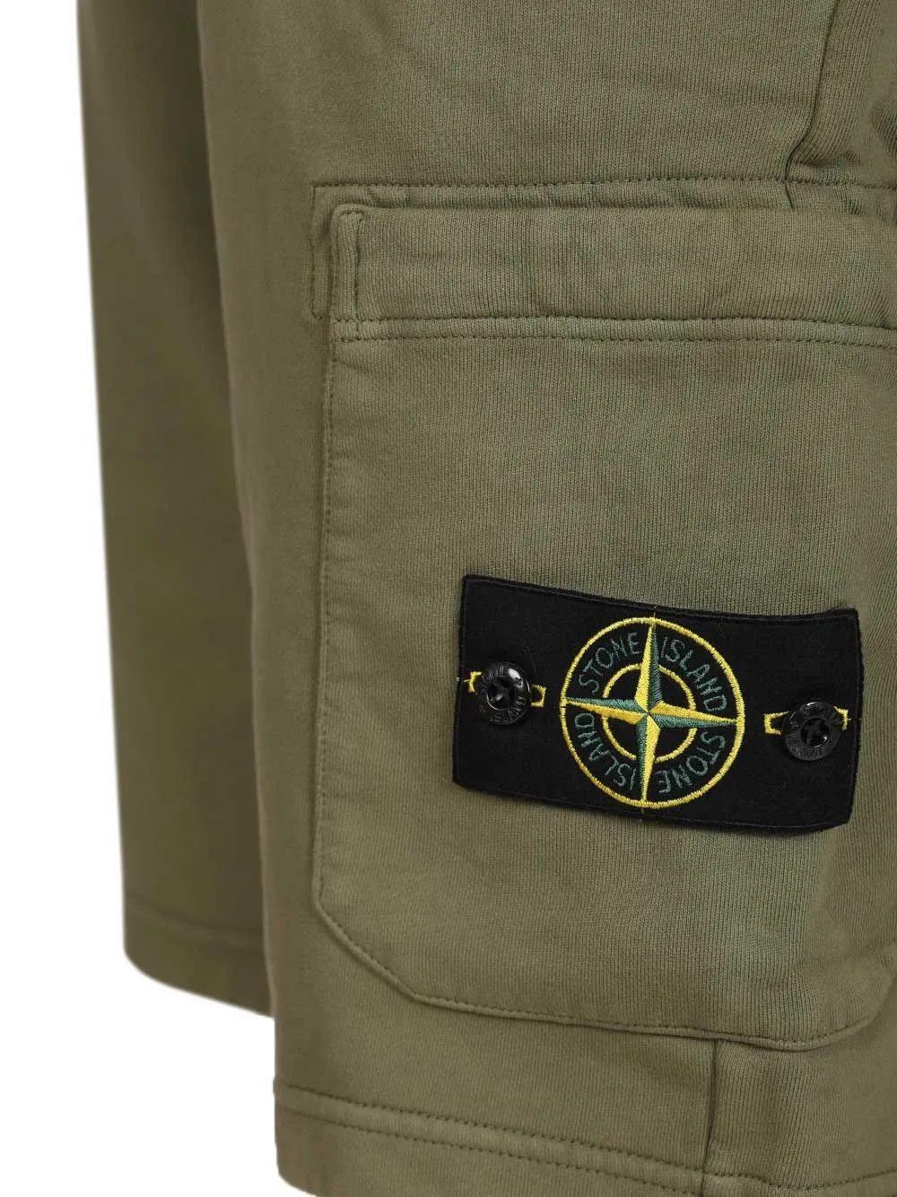 Organic Cotton Fleece Bermuda Shorts Trousers Green sold by Wanan Luxury product image thumbnail 4