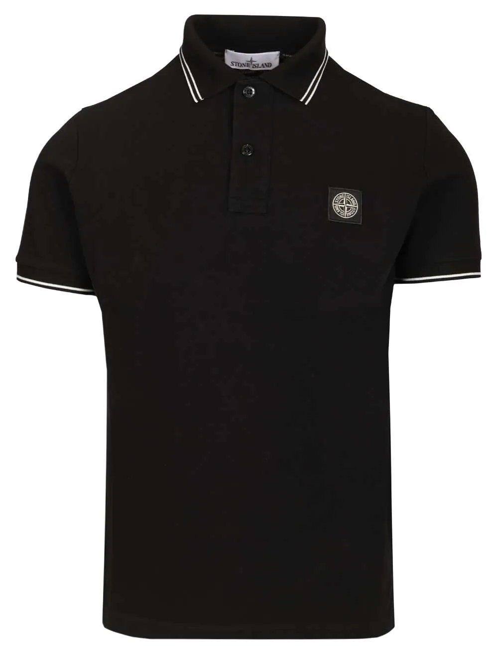 Organic Cotton Polo Shirt Black sold by Wanan Luxury
