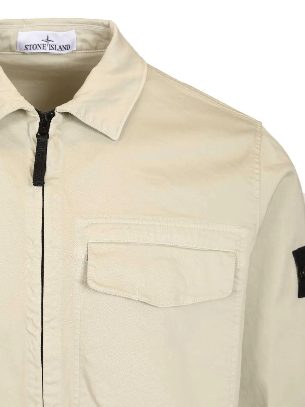 Stretch Organic Cotton Satin, Garment Dyed Shirts Grey sold by Wanan Luxury product image thumbnail 4