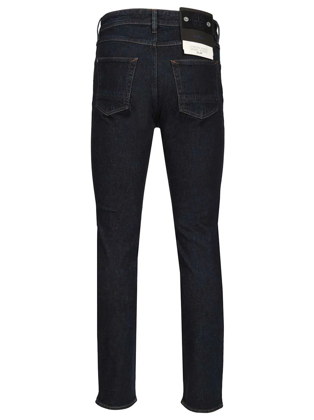 Trousers Stretch Indigo Denim - Rinsed Blue Rinse Jeans Blue sold by Wanan Luxury product image thumbnail 2