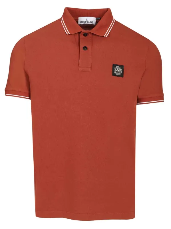 Organic Cotton Polo Shirt Red sold by Wanan Luxury
