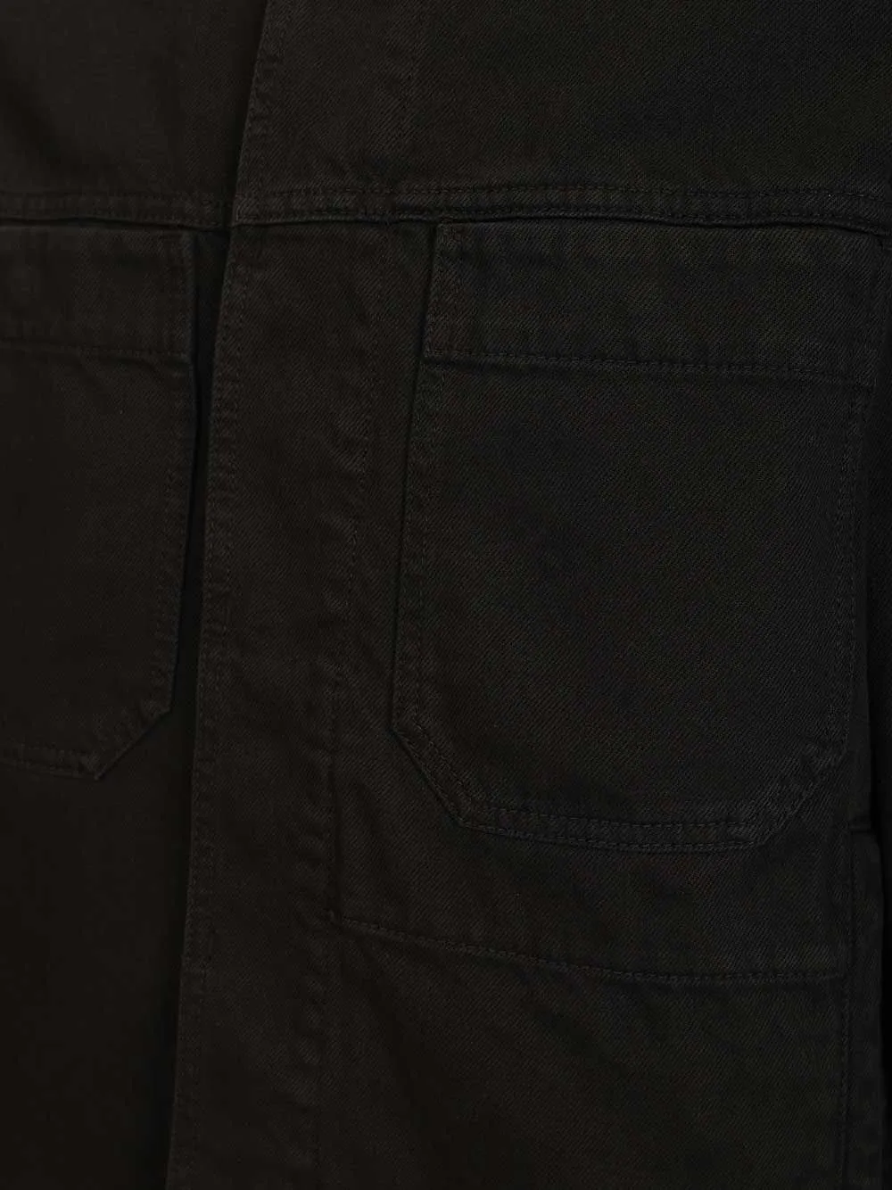 Biker Jacket Light Bull Denim-Tc, Garment Dyed Black Jackets Black sold by Wanan Luxury product image thumbnail 5