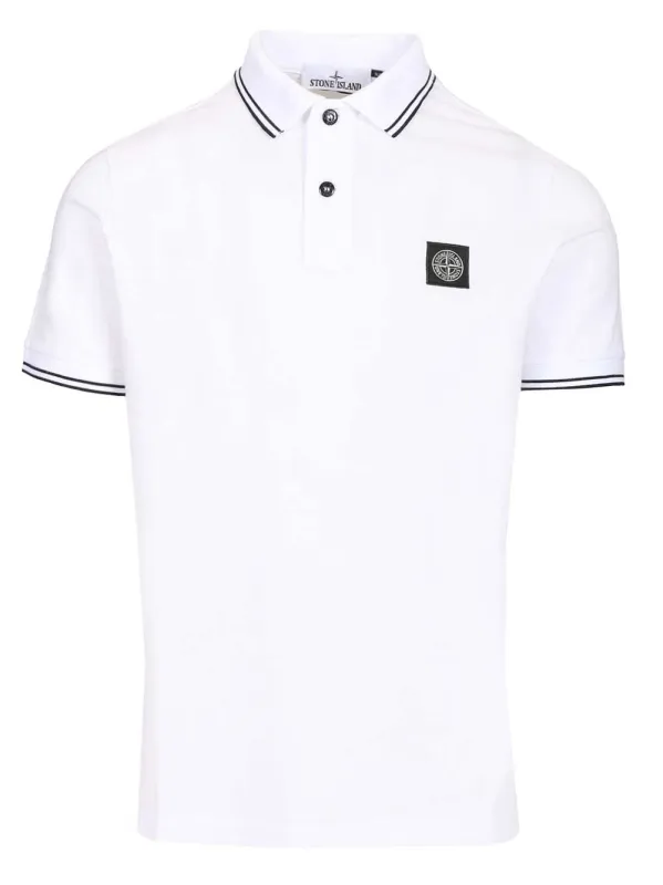 Organic Cotton Polo Shirt White sold by Wanan Luxury