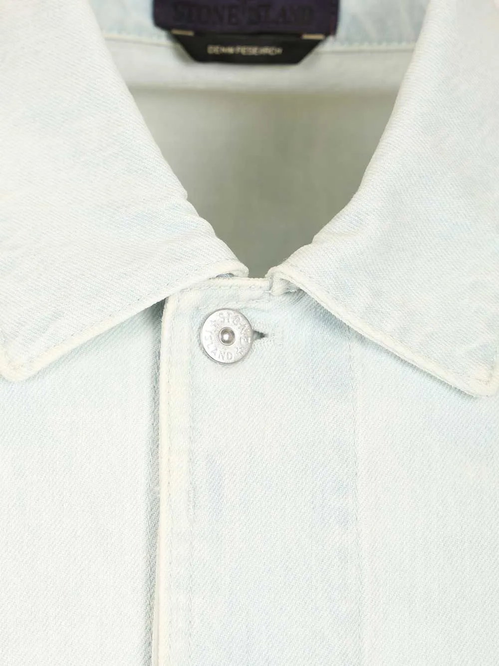 Biker Jacket Indigo Denim-Ultra Bleached Blue Extra Bleach Jackets Blue sold by Wanan Luxury product image thumbnail 5