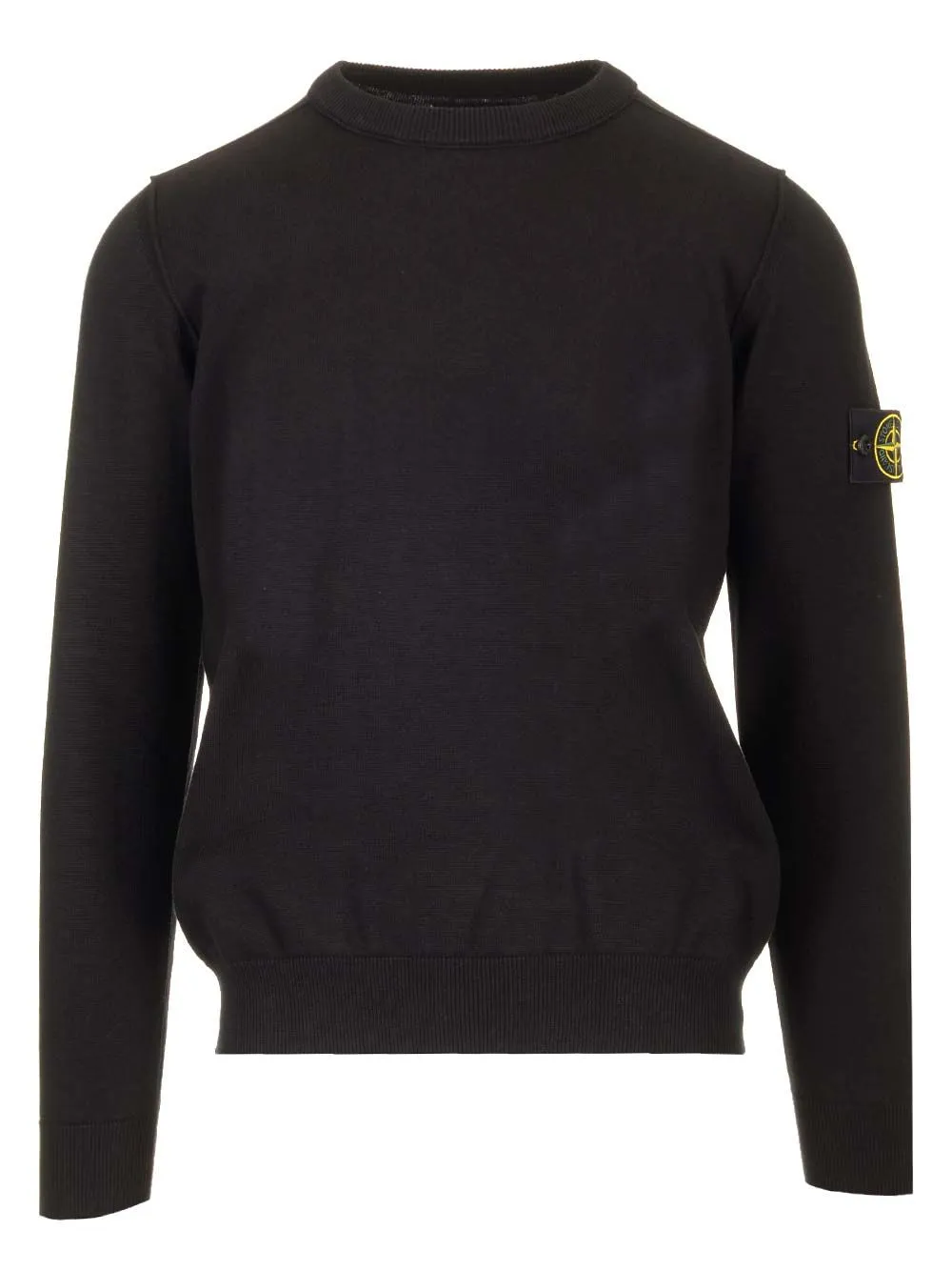 Sweater In Organic Cotton Knitwear Black sold by Wanan Luxury