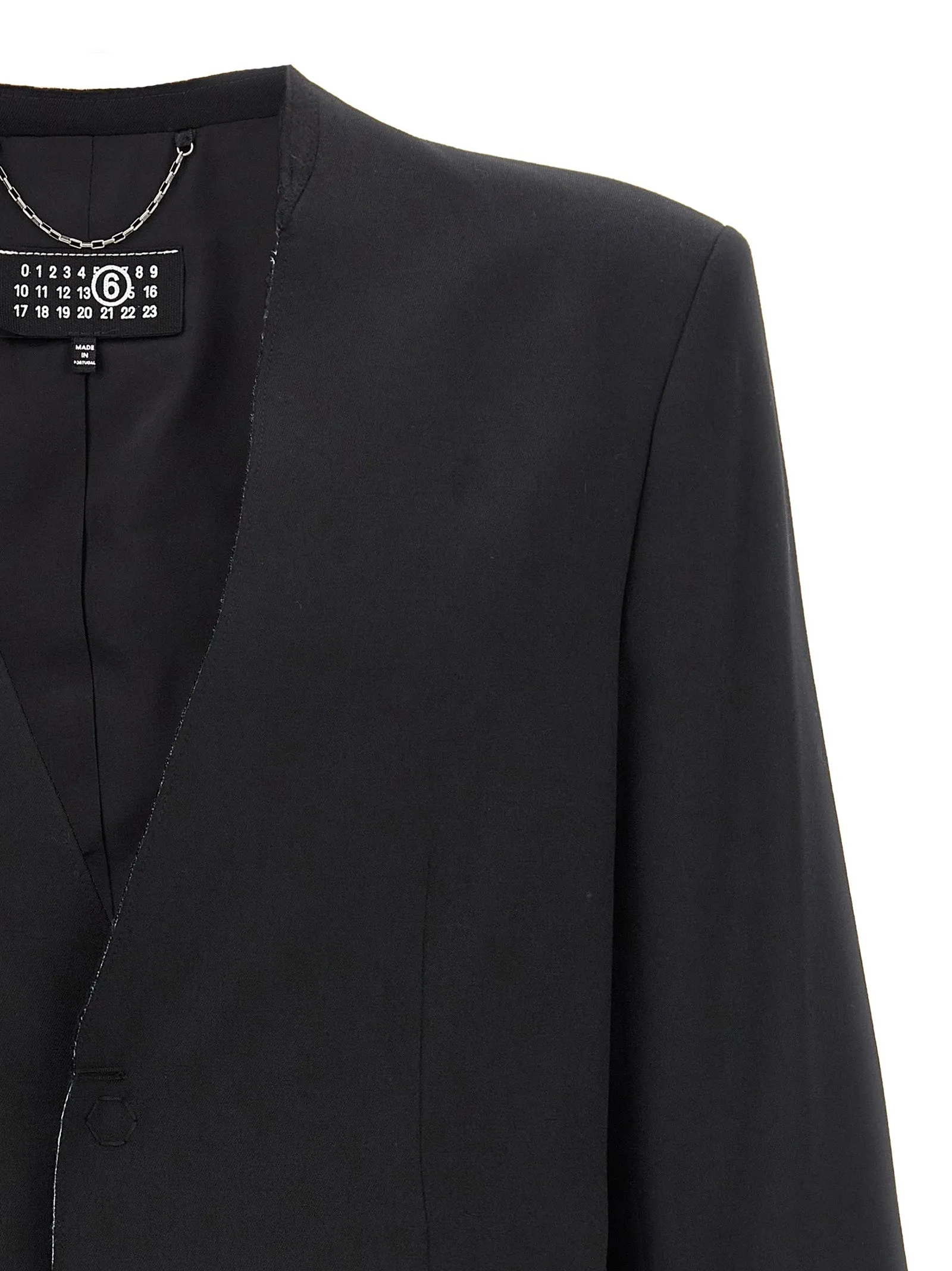 Single-Breasted Blazer Black sold by Wanan Luxury product image thumbnail 3