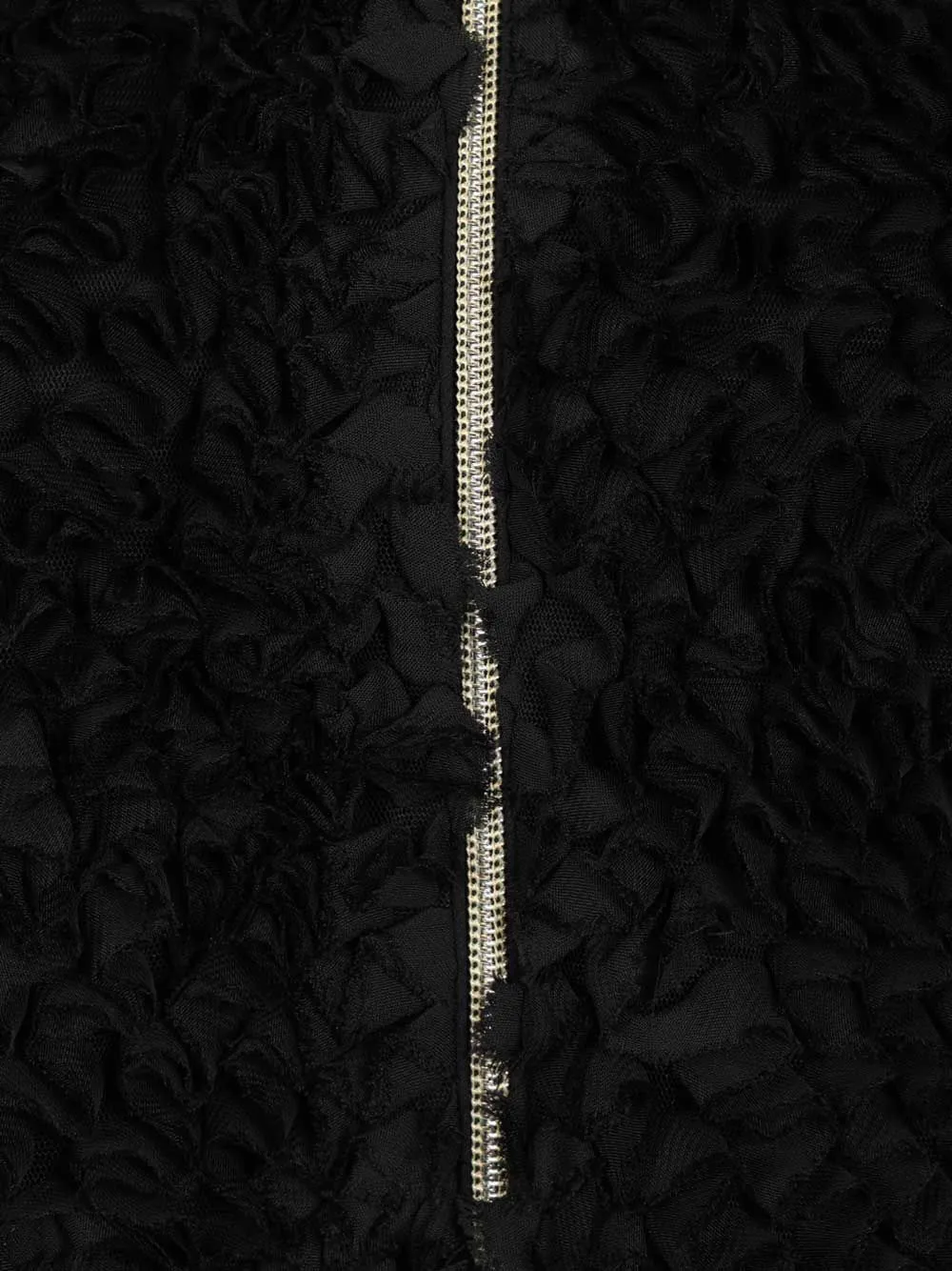 Georgette Jacket Jackets Black sold by Wanan Luxury product image thumbnail 4