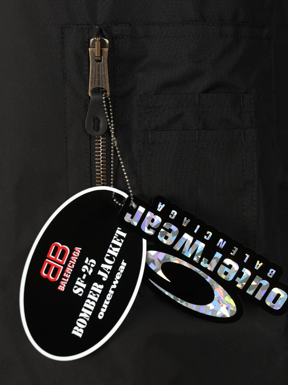 Bomber Jacket Jackets Black sold by Wanan Luxury product image thumbnail 5