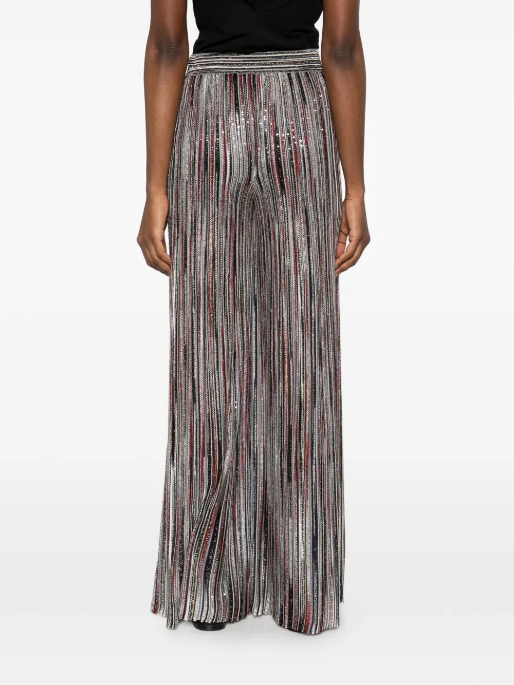 Striped Wide-Leg Trousers sold by Wanan Luxury product image thumbnail 2