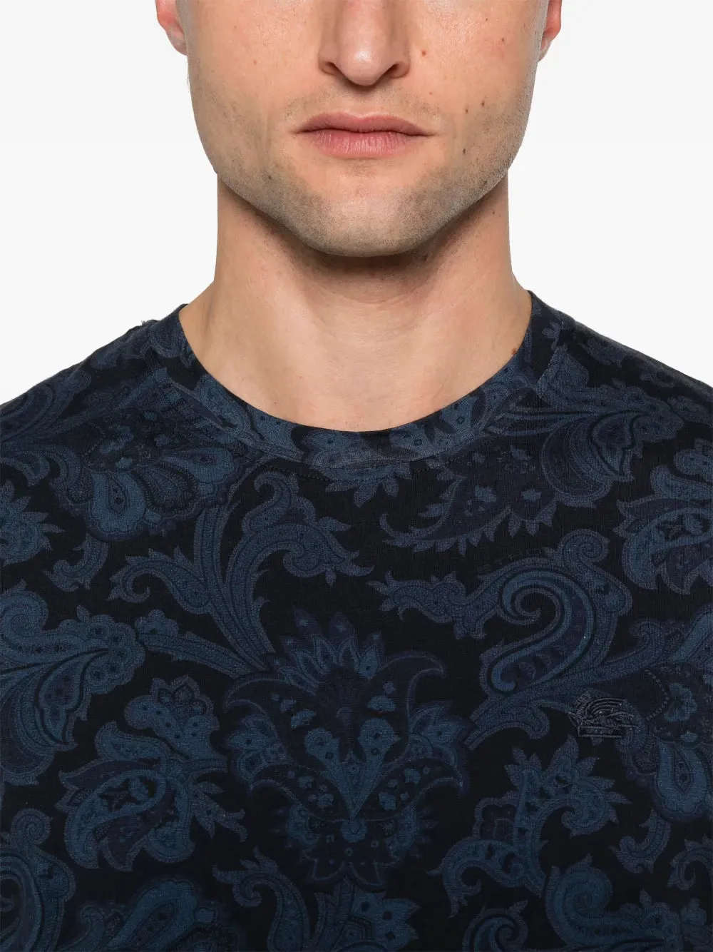 T-Shirt With Paisley Print sold by Wanan Luxury product image thumbnail 3